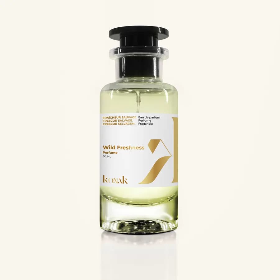 Frasco de perfume KONAK Wild Freshness de 50 ml