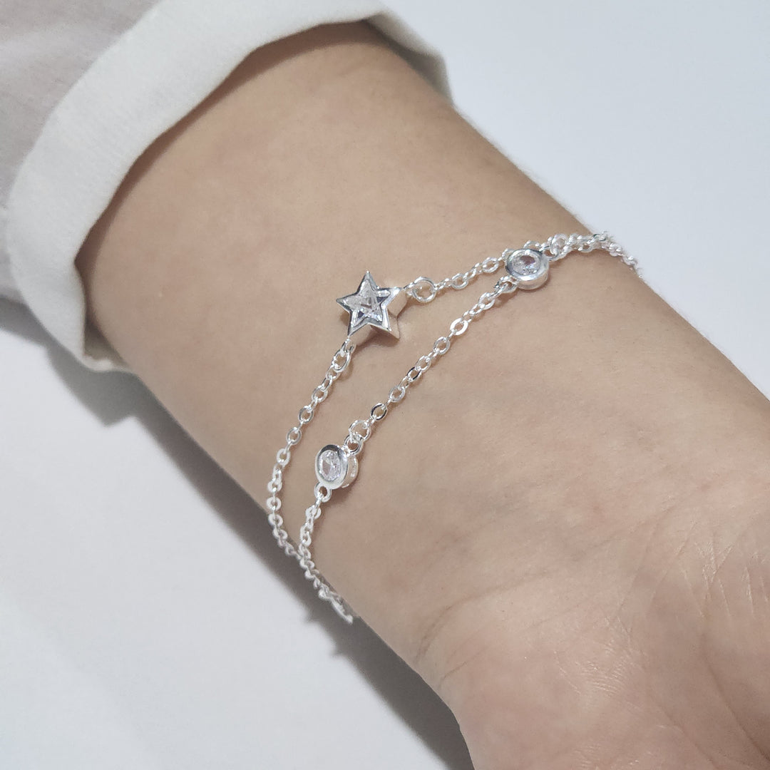 Pulsera Plata - Estrella