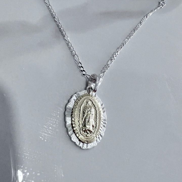 Collar Plata - Virgen Guadalupe