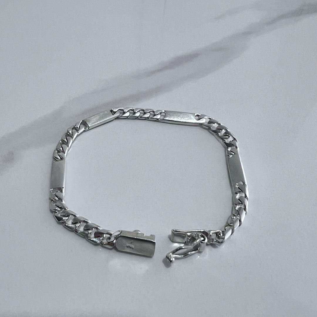 Brazalete Plata Eslabones