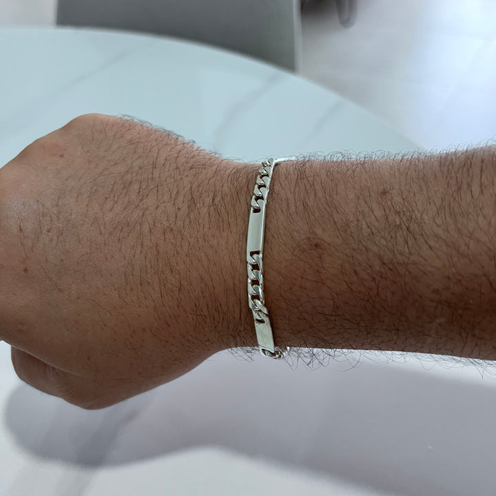 Brazalete Plata Eslabones